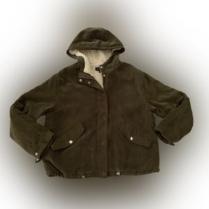 Love Tree Women’s Military Green Fleece Jacket Size:S